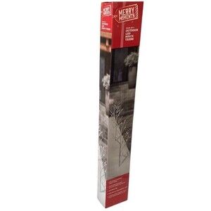 Merry Moments Pack 3 Outdoor Led Birch Trees Lights Warm White 30" Electric NEW